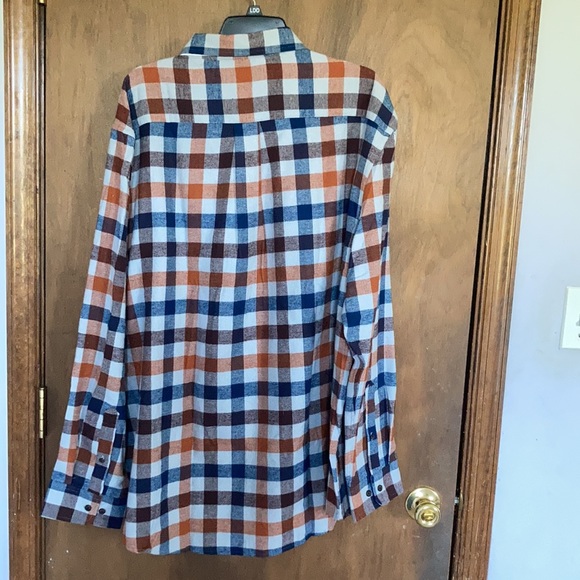 Relist 2/5 ❌Croft & barrow classic fit the extra soft flannel plaid shirt XXL - Picture 14 of 16